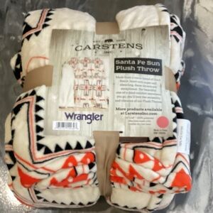 Wrangler Carstens Santa Fe Sun Plush Throw - NWT